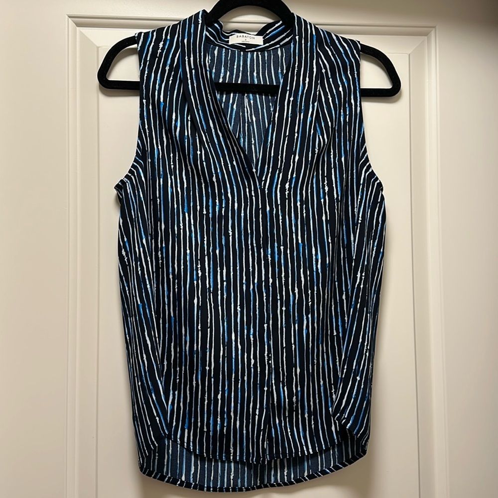 Babaton Sleeveless Power Blouse